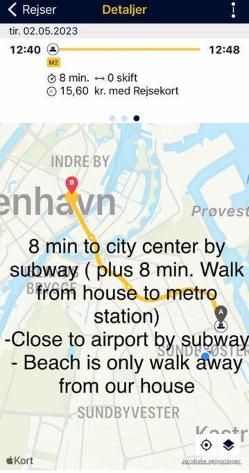 Close To Centrum, Beach And Subway كوبنهاجن المظهر الخارجي الصورة